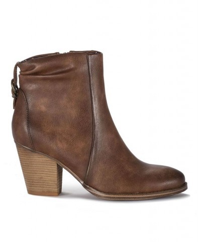 Charee Women's Bootie Brown $52.32 Shoes