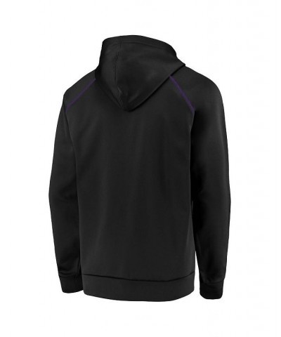 Men's Branded Heathered Charcoal and Black Sacramento Kings Game Day Ready Raglan Pullover Hoodie $32.34 Sweatshirt