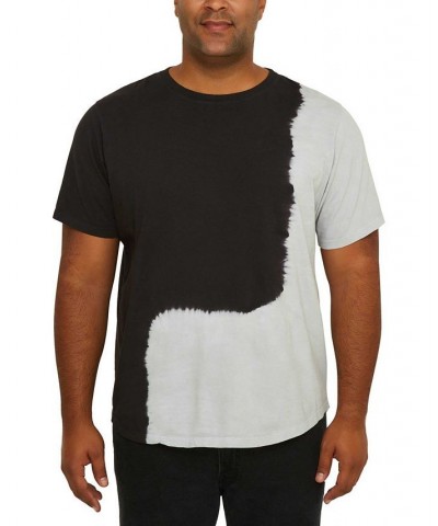 Men's Big and Tall Dip-Dye Hi-Lo T-shirt Red $32.70 T-Shirts