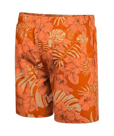 Men's Orange Oklahoma State Cowboys The Dude Swim Shorts $35.74 Swimsuits