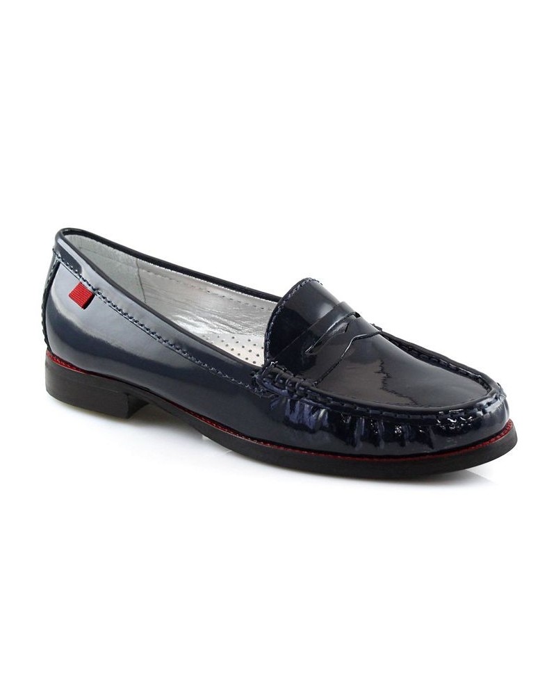 Women's East Village Loafers Blue $67.65 Shoes