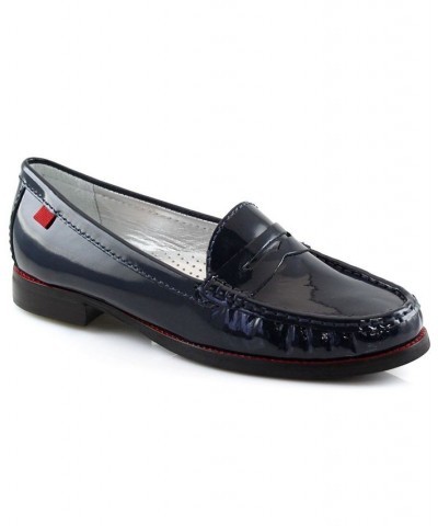 Women's East Village Loafers Blue $67.65 Shoes