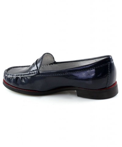 Women's East Village Loafers Blue $67.65 Shoes