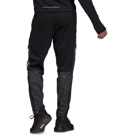 Men's Own The Run Astro Regular-Fit Stretch Reflective Training Pants Black $34.50 Pants