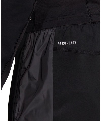 Men's Own The Run Astro Regular-Fit Stretch Reflective Training Pants Black $34.50 Pants