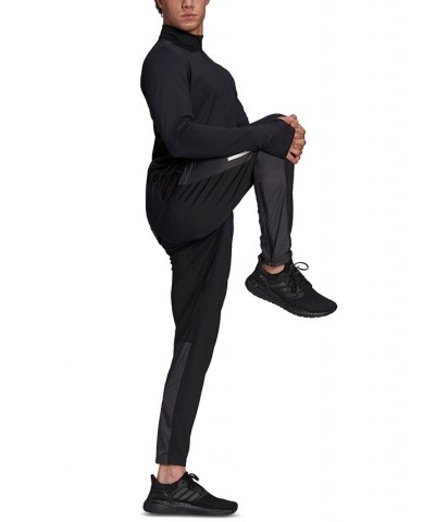 Men's Own The Run Astro Regular-Fit Stretch Reflective Training Pants Black $34.50 Pants