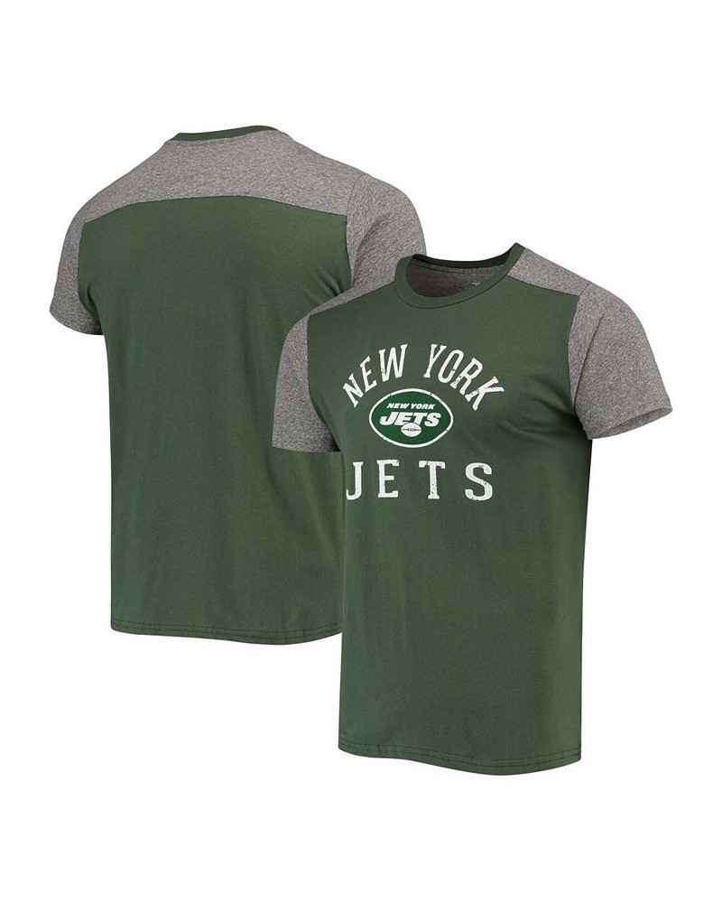 Men's Green, Gray New York Jets Field Goal Slub T-shirt $29.14 T-Shirts