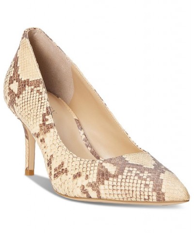 Women's Lanette Pointed-Toe Pumps Tan/Beige $46.50 Shoes