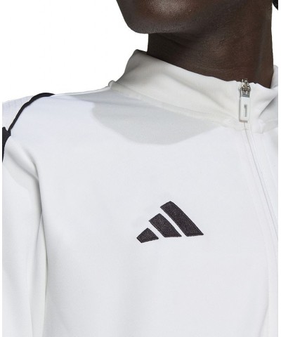 Men's Tiro 23 Slim-Fit Performance 3-Stripes Track Jacket White $29.90 Jackets