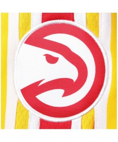 Men's Red, Gold Atlanta Hawks 2020/21 Association Edition Performance Swingman Shorts $35.69 Shorts