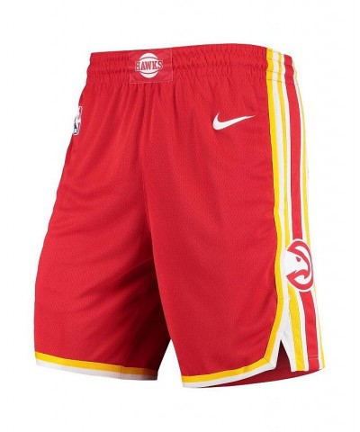 Men's Red, Gold Atlanta Hawks 2020/21 Association Edition Performance Swingman Shorts $35.69 Shorts