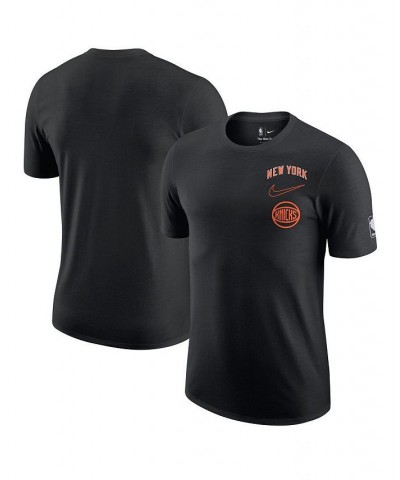 Men's Black New York Knicks 2022/23 City Edition Courtside Max90 Vintage-Like Wash T-shirt $21.31 T-Shirts