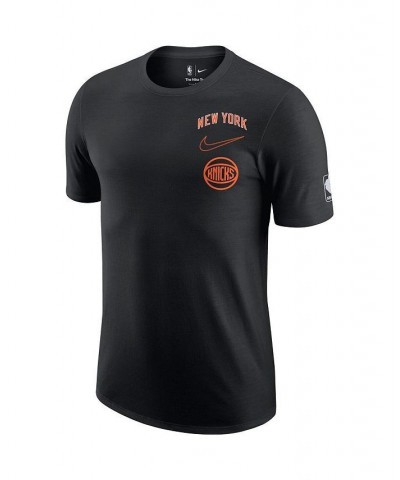 Men's Black New York Knicks 2022/23 City Edition Courtside Max90 Vintage-Like Wash T-shirt $21.31 T-Shirts