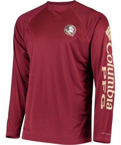 Men's PFG Garnet Florida State Seminoles Terminal Tackle Omni-Shade Long Sleeve T-shirt $23.00 T-Shirts