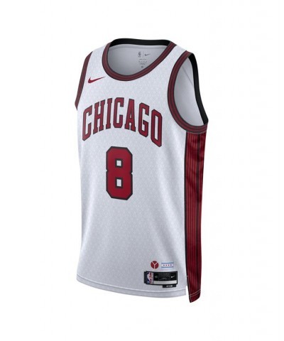 Men's and Women's Zach Lavine White Chicago Bulls 2022/23 City Edition Swingman Jersey $59.80 Jersey