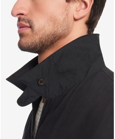 Men's Big & Tall Lightweight Full-Zip Bomber Jacket Black $64.60 Jackets