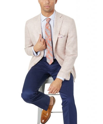 Slim Fit Patterned Linen Sportcoats PD04 $60.16 Blazers