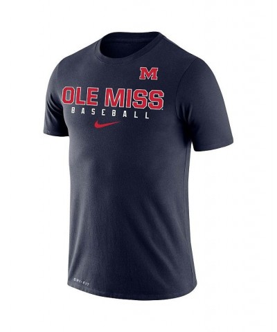 Men's Navy Ole Miss Rebels Baseball Legend Performance T-shirt $21.00 T-Shirts