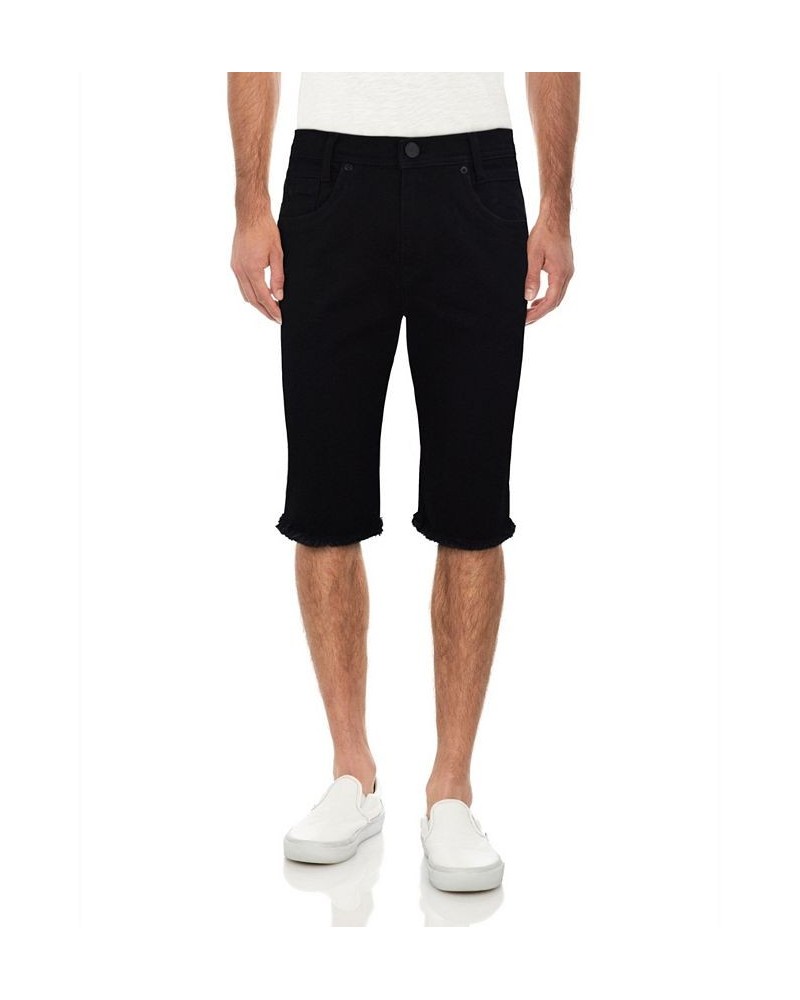 Men's Frayed Denim Short Black $34.22 Shorts