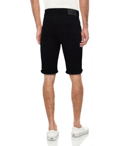 Men's Frayed Denim Short Black $34.22 Shorts