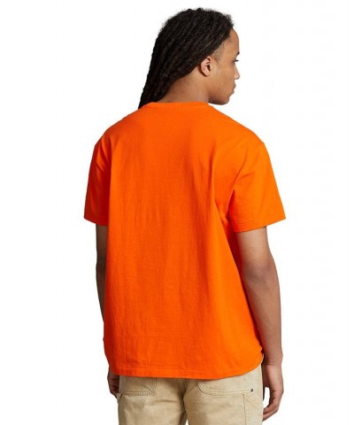 Men's Classic-Fit Jersey Crewneck T-Shirt Orange $42.14 T-Shirts