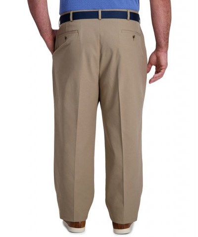 Big & Tall Cool Right Performance Flex Classic Fit Flat Front Pant Tan/Beige $28.59 Pants