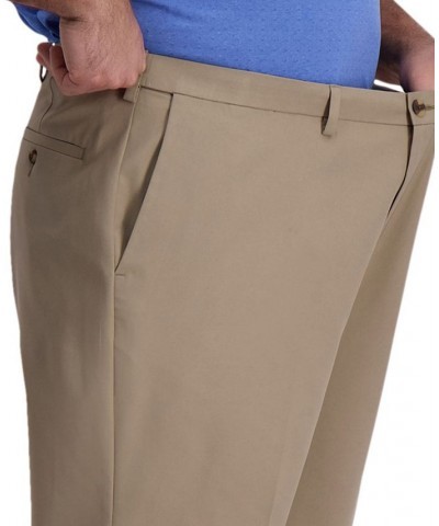 Big & Tall Cool Right Performance Flex Classic Fit Flat Front Pant Tan/Beige $28.59 Pants