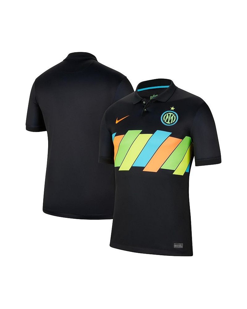 Men's Black Inter Milan 2021/22 Third Breathe Stadium Replica Jersey $54.99 Jersey