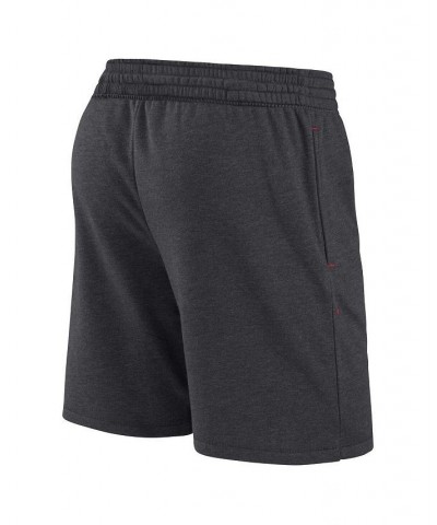 Men's Branded Heather Charcoal Georgia Bulldogs Primary Logo Shorts $20.25 Shorts