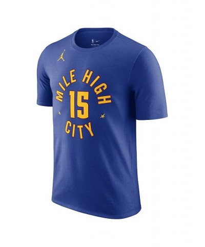 Men's Brand Nikola Jokic Blue Denver Nuggets 2022/23 Statement Edition Name and Number T-shirt $19.35 T-Shirts