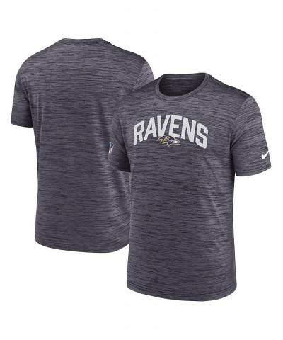 Men's Black Baltimore Ravens Velocity Athletic Stack Performance T-shirt $22.50 T-Shirts