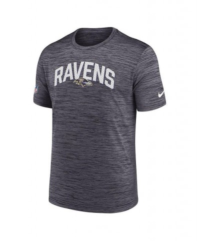 Men's Black Baltimore Ravens Velocity Athletic Stack Performance T-shirt $22.50 T-Shirts