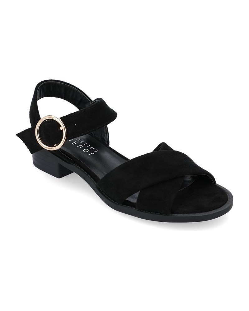 Women's Cressida Buckle Sandal PD01 $37.80 Shoes