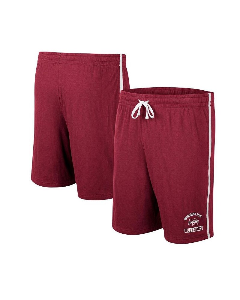 Men's Maroon Mississippi State Bulldogs Thunder Slub Shorts $15.12 Shorts