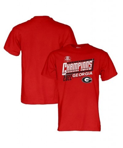 Men's Red Georgia Bulldogs 2022 SEC Football Conference Champions Locker Room T-shirt $23.59 T-Shirts