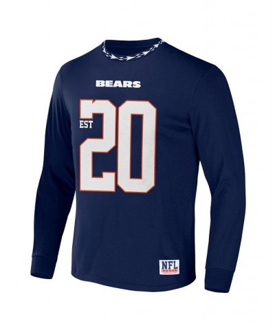 Men's NFL X Staple Navy Chicago Bears Core Long Sleeve Jersey Style T-shirt $20.68 T-Shirts