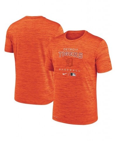 Men's Orange Detroit Tigers Authentic Collection Velocity Practice Performance T-shirt $20.25 T-Shirts