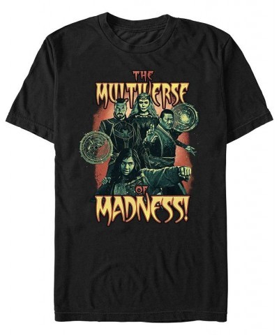 Men's Likeness Doctor Strange Movie 2 Madness Short Sleeve T-shirt Black $19.94 T-Shirts