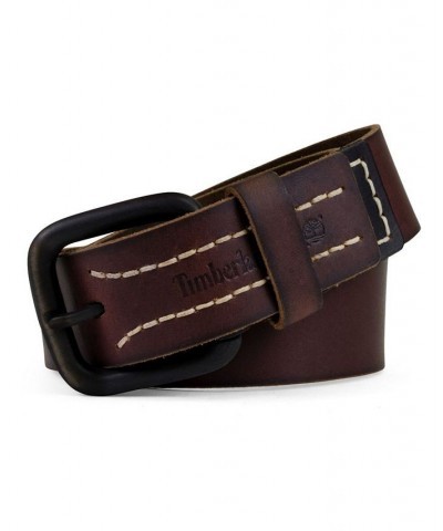 40mm Double Stitch Belt Brown $20.90 Belts