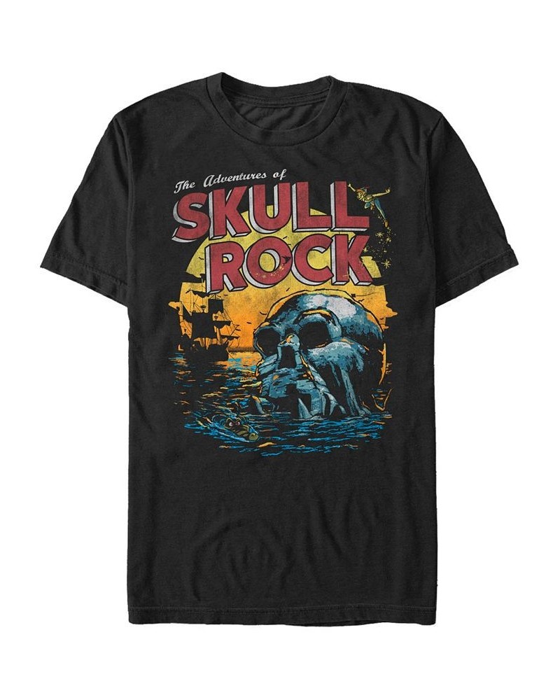 Disney Men's Peter Pan Skull Rock Vintage Inspired Sunset Poster, Short Sleeve T-Shirt Black $19.94 T-Shirts