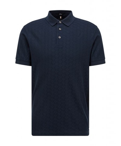 BOSS Men's Slim-Fit Polo Shirt Dark Blue $52.58 Polo Shirts