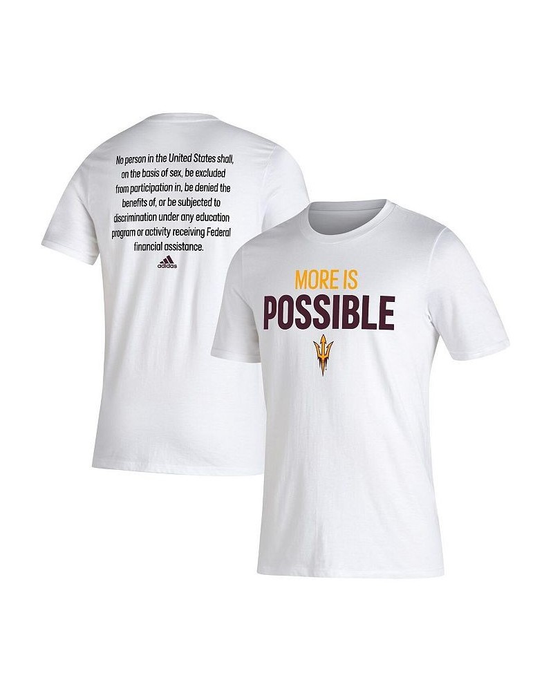 Men's White Arizona State Sun Devils More Is Possible Amplifier T-Shirt $12.60 T-Shirts