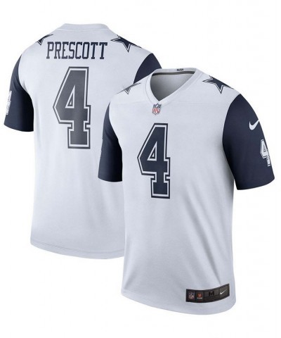 Men's Dak Prescott White Dallas Cowboys Color Rush Legend Player Jersey $38.50 Jersey