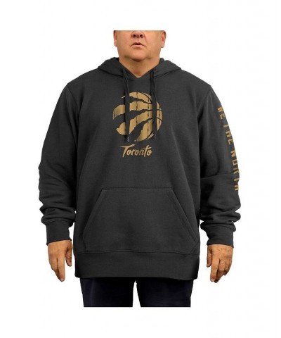 Men's Black Toronto Raptors 2021/22 City Edition Big and Tall Pullover Hoodie $27.72 Sweatshirt