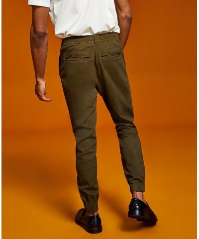 Men's Brushed Twill Jogger Pant Green $12.50 Pants