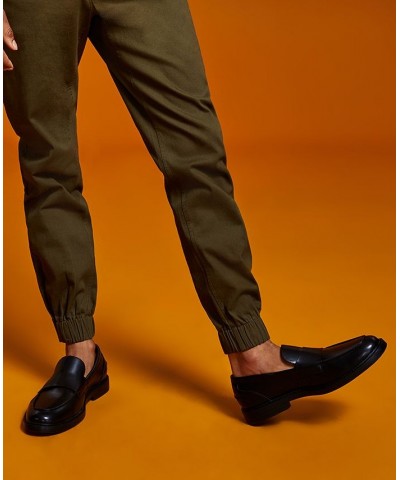 Men's Brushed Twill Jogger Pant Green $12.50 Pants