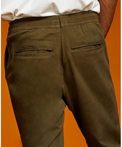 Men's Brushed Twill Jogger Pant Green $12.50 Pants