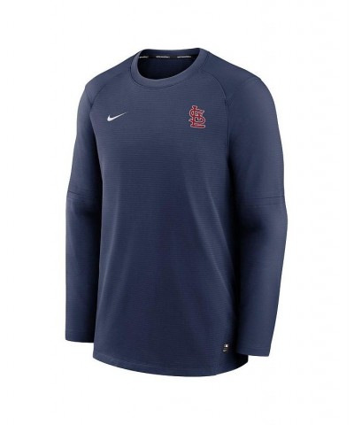 Men's Navy St. Louis Cardinals Authentic Collection Logo Performance Long Sleeve T-shirt $49.49 T-Shirts