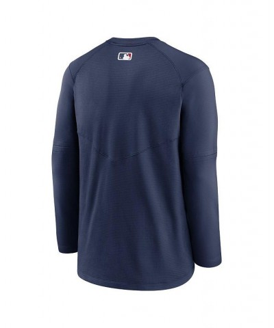 Men's Navy St. Louis Cardinals Authentic Collection Logo Performance Long Sleeve T-shirt $49.49 T-Shirts