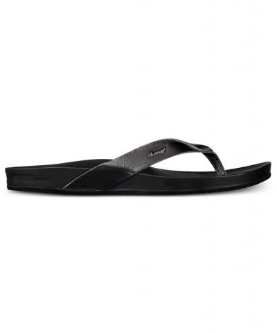 Women's Cushion Court Flip-Flop Sandals Black $24.07 Shoes